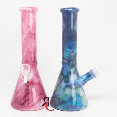 WATER PIPE BEAKER TIE DYE/ MARBLE WP15017 1CT